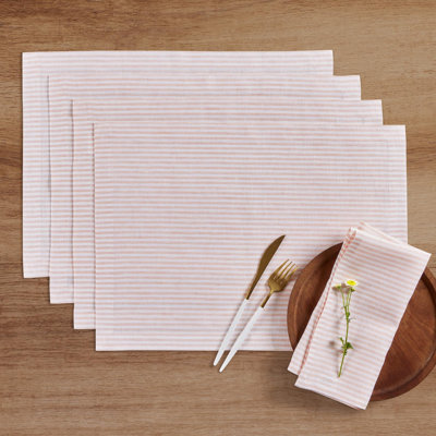 Narrow Stripe - 100% Pure Linen Placemats