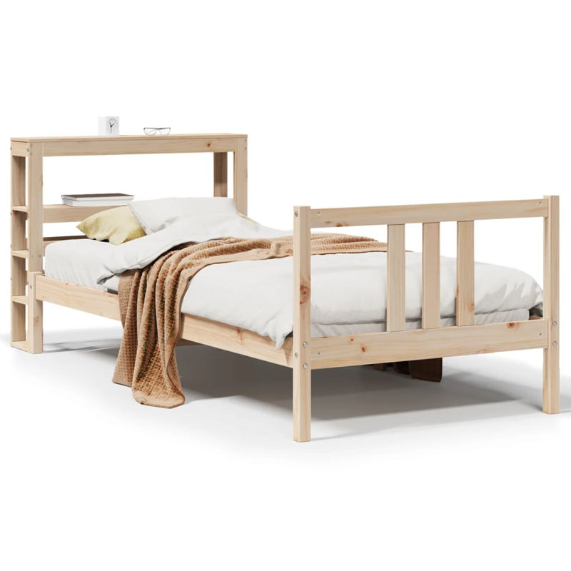 Solid Wood Bed, Single (3')