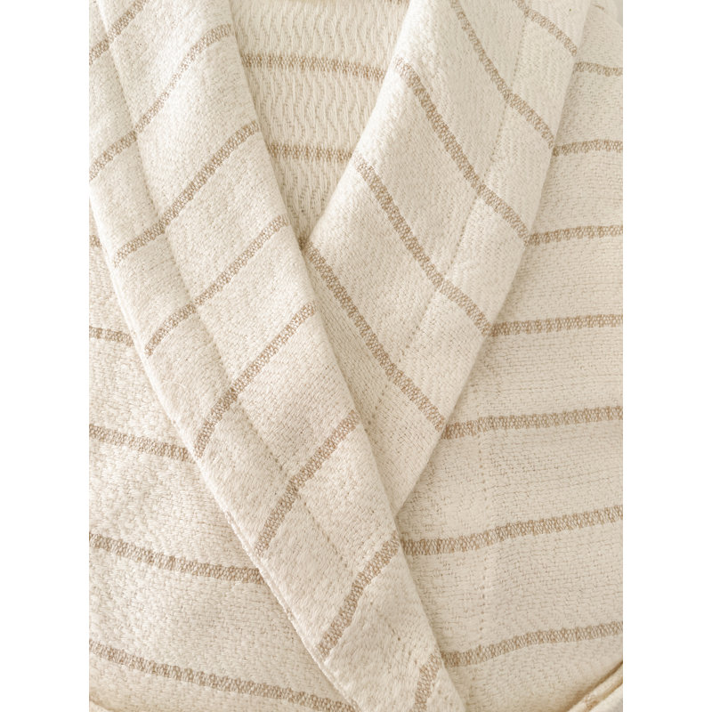Peignoir 100% coton unisexe mi-mollet, S