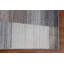 Tapis brun / ivoire / gris en laine noué à la main de conception unique 4 pi 9 po x 6 pi 9 po