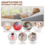 Oreiller en mousse mémoire de lit, coussin de reflux acide, coussin pour l'élévation des jambes et le soulagement de la douleur-1342588503