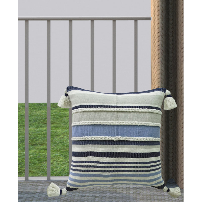 Linden Street Striped Cotton Throw Pillow