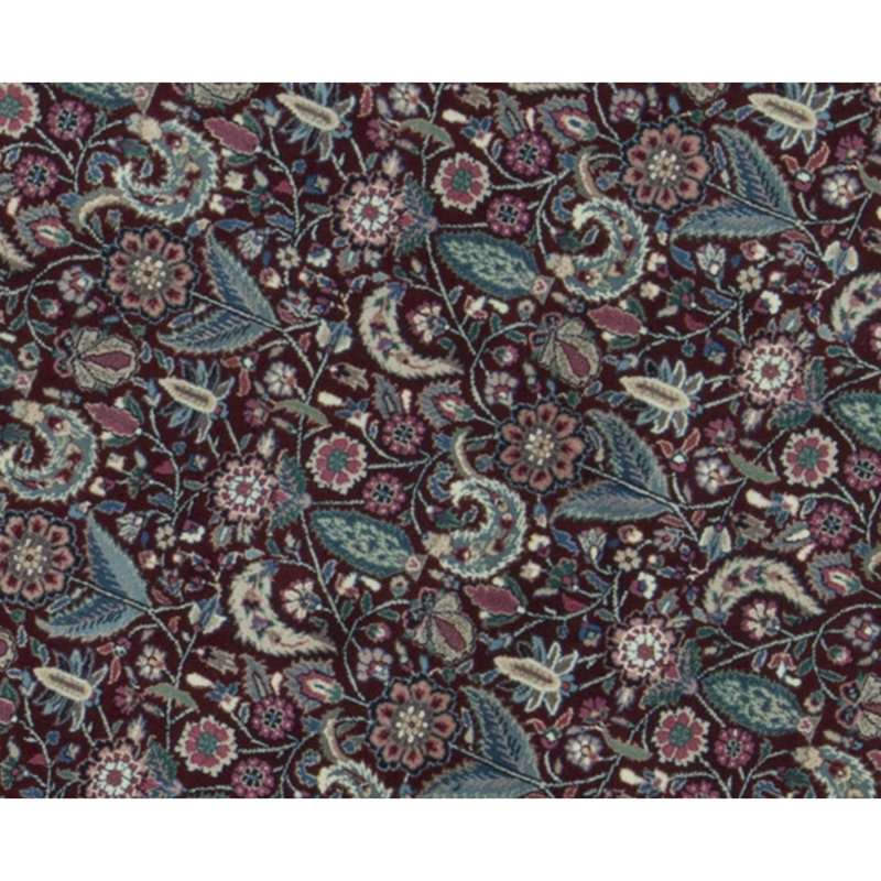 Wool Oriental Area Rug in Dark Purple