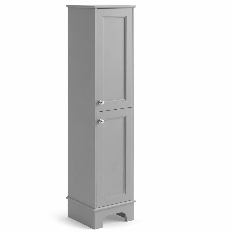 Linen Cabinet, Grey