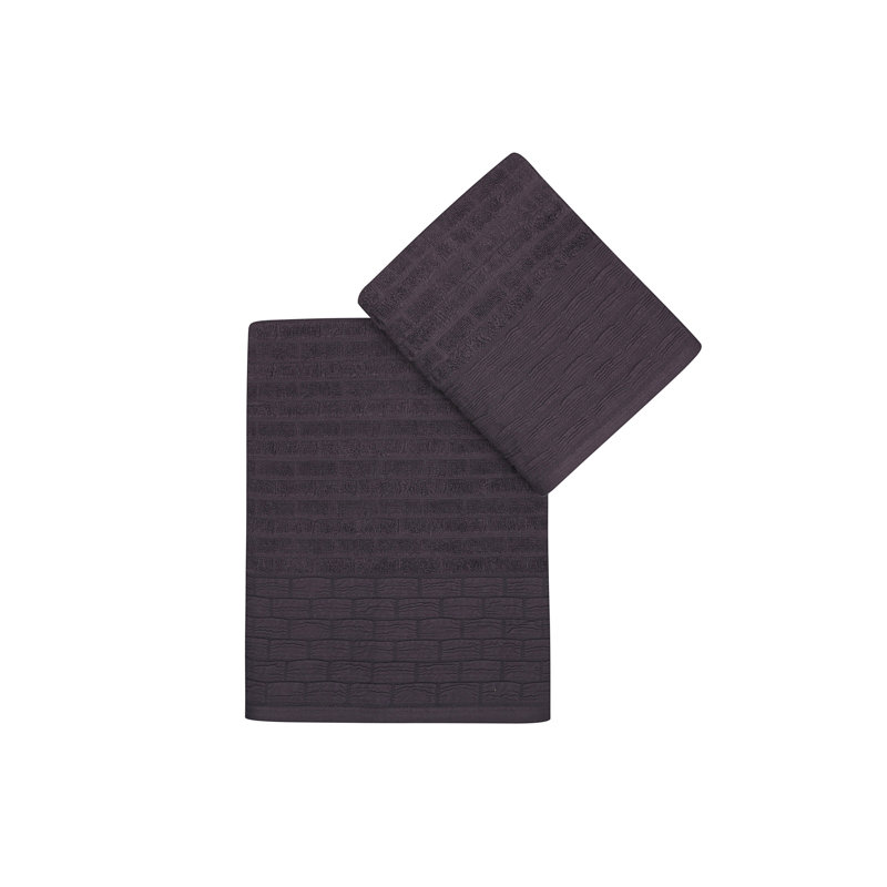 Ensemble de serviettes 100% coton 2 pièces Benya, Fuchsia, Bath Towel - 2 Pack