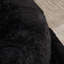 Pouf en fausse fourrure en forme de chat, 106 cm de large, coussin de queue confortable, fauteuil de sol d'appoint pour la lecture et les jeux dans divers espaces, noir-200756439
