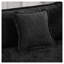 Module de canapé simple en chenille noire, siège sans accoudoirs de conception américaine moderne pour configurations modulaires-1498325570