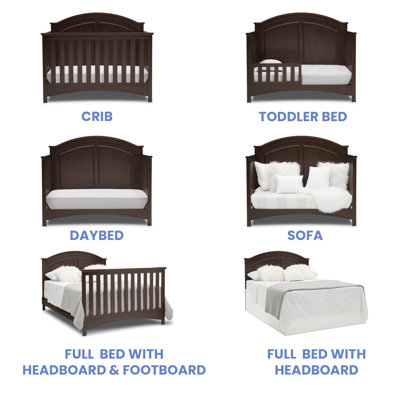 Perry 6-In-1 Convertible Crib, Greenguard Gold Certified