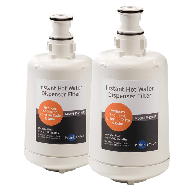 2 cartouches filtrantes de remplacement f-201r, Blanc