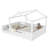 Akin House-Shaped Wooden Floor Bed with Guardrails & Built-in Tray-122581933-122581937