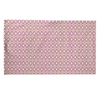 Serviette de thé à carreaux géométriques