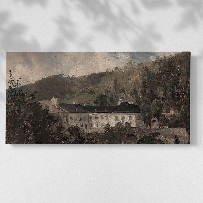 Série paysage - CMLX-III - Toile tendue avec châssis encadré - Prêt à être accroché, H 21 po x l 41 po