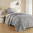 Mina Waffle Weave Textured Cozy Quilt Set-102616699-102616695