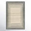 Rectangle Uptown Striped Handmade Hand Tufted Wool Area Rug in Beige/Gray-1256816954