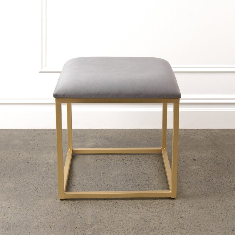 Tabouret décoratif en métal Bridewell, Gris