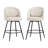 26''H Swivel Barstools With Metal Frame And Pillow-1028535463-1029437171