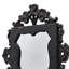 Porte-savon en fonte noir avec miroir