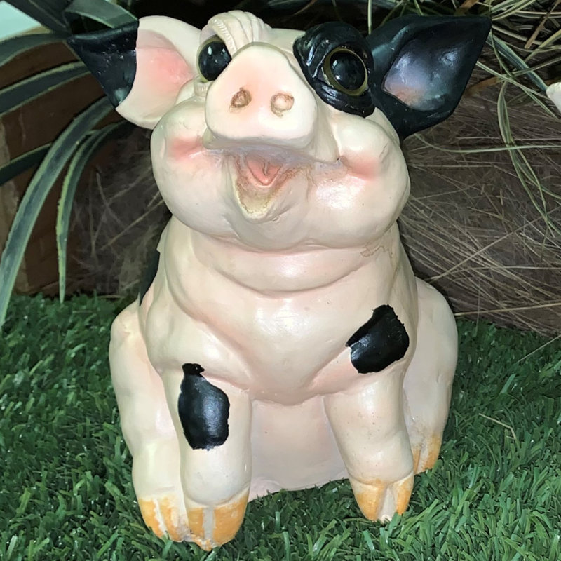 Statue de jardin fantaisiste Country Pureté, H 6 po x l 5 po x P 5 po