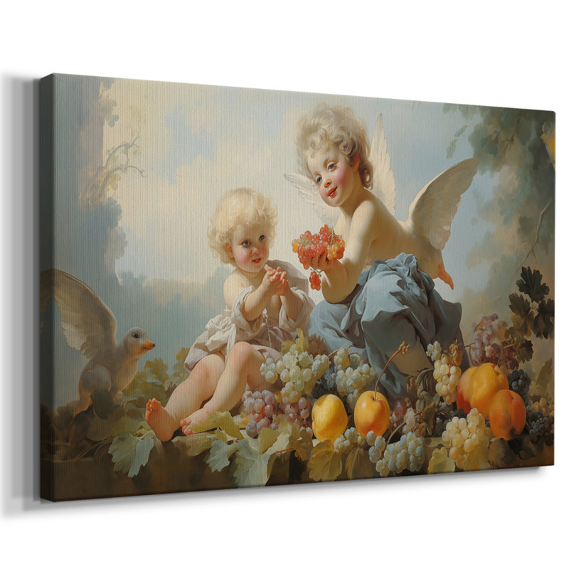 Angels From Above-IV -Gallery Enveloppé Cavas, 12 x 18