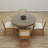 3-Piece Dining Set Mid-Century Modern Wooden Table & Upholstered Chair Set For Home, Kitchen, Dining Room-118350974-118350972-118350969