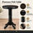 Adelaida 30.25" L Round Solid Wood Table-554832987