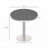 Round Faux Marble Dining Table with Titanium Gold Legs (31.5")-467153432