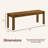 47.25'' Solid Wood Farmhouse Dining Bench Rustic Narrow Bench For Hallway, Kitchen & Bedroom-124567993