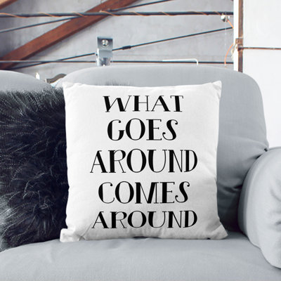 What Goes Around Scatter Cushion