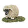 Statue de jardin comptant des moutons