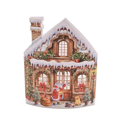 Regal Tidings LED Victorian Christmas Shop Lantern