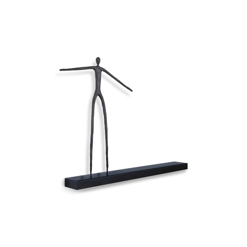 Moveable Man on Shelf Standing Wall Décor