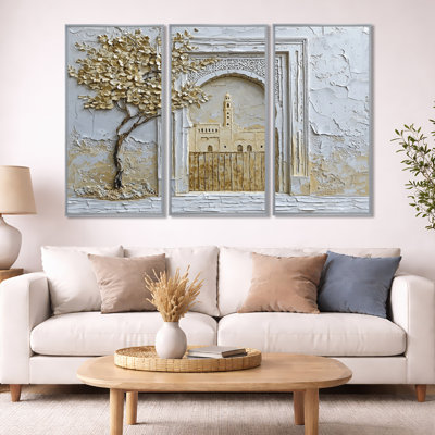 Morocco Gold Fez Medina - Morocco Wall Art Set