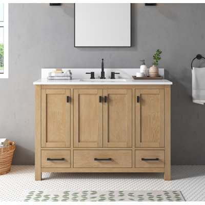 Meuble-lavabo simple 48 po avec plateau Souther
