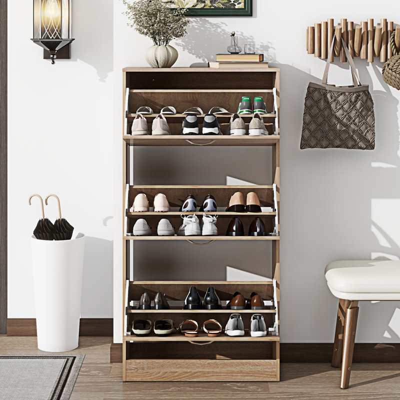 Armoire de rangement pour chaussures à trois tiroirs