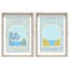 Mediterranean window set Shadowbox Nautical & Beach Print by Oliver Gal, Black Frame, 10 x 15-665698262-676997045
