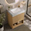 Freestanding Standard With Stone Top