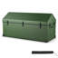Boîte de rangement extérieure imperméable avec fenêtre ventilée, bouton-pression réglable