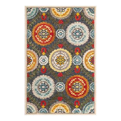 Bungalow Rose Oualida Caimin Indoor/Outdoor Area Rug