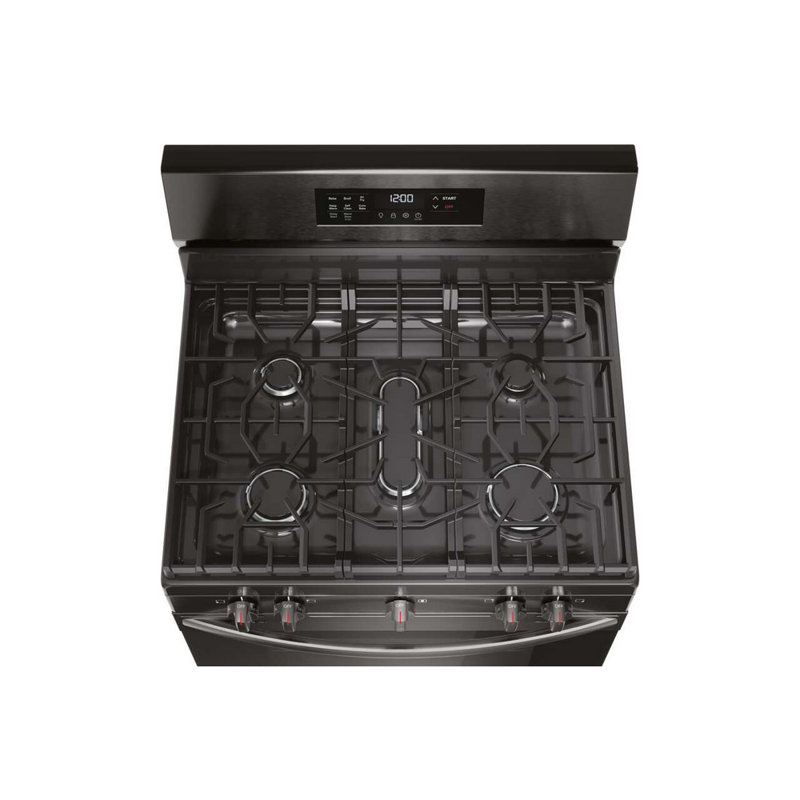 Frigidaire 30" Gas Range With Air Fry, Dark Gray