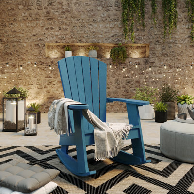 Chaise berçante en plastique Adirondack Captiva