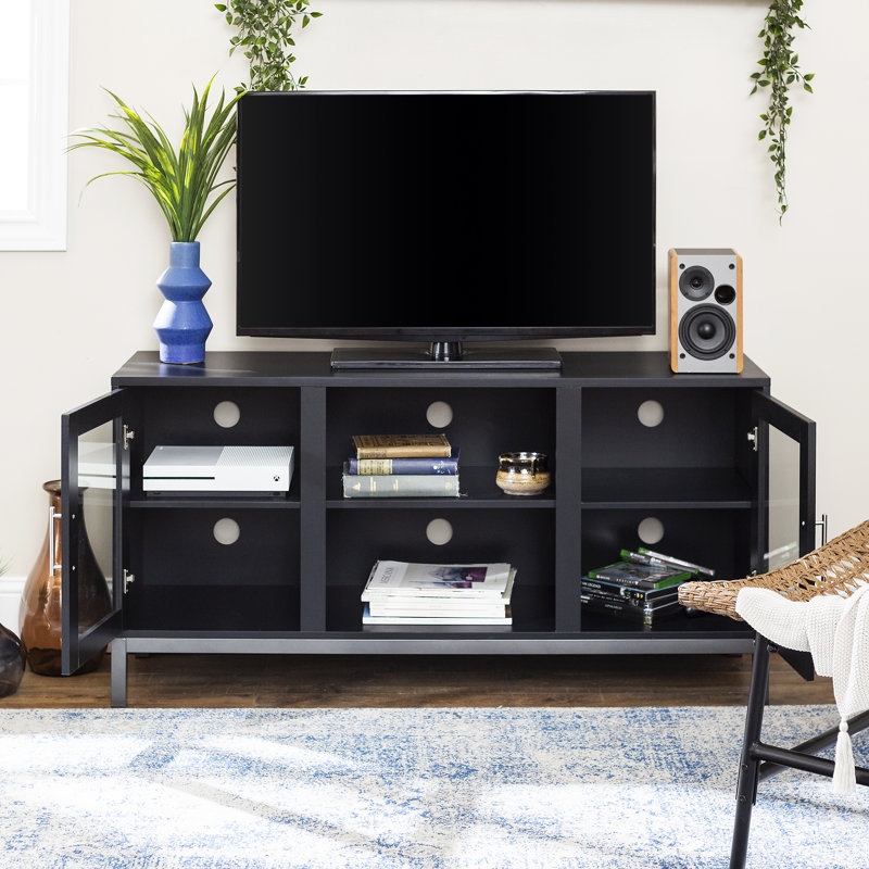 Jammal TV Stand for TVs up to 55", Black
