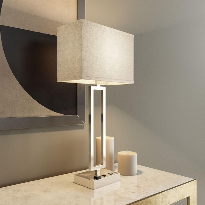 Lampe de bureau en métal