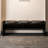Black Upholstered Bench