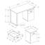 U-Shaped Armoire Desk