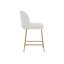 KELTY COUNTER STOOL - GOLD - COPENHAGEN WHITE