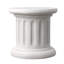 Piédestal colonne classique