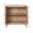 2 Door Storage Cabinet- Mid-Century Modern Style