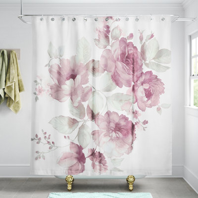 Perine Floral Shower Curtain