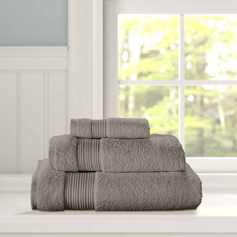 Aubergine Turkish Cotton 2-Piece Bath Towel Set