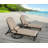 Outdoor Metal Chaise Lounge Set , Cushion Included